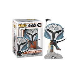 Funko Pop Figür Star Wars The Mandalorian Katan with Darksaber and Jet Pack