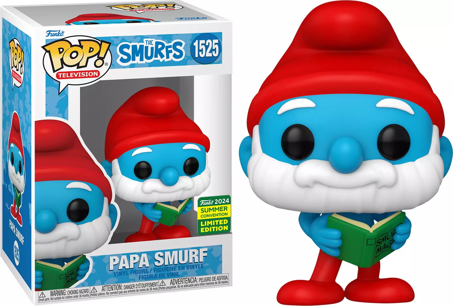 Funko - Funko Pop Figür The Smurfs Papa Smurf Convention Limited Edition