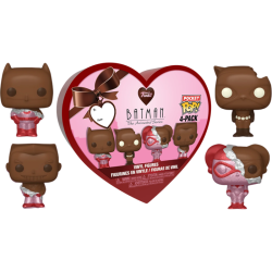 Pocket POP! Sevgililer Günü Özel Paketi DC Comics Valentines Chocolate 4 Pack - Thumbnail