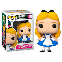 Funko Pop Figure Alice In Wonderland 70th Anniversary Alice Curtsying - Thumbnail