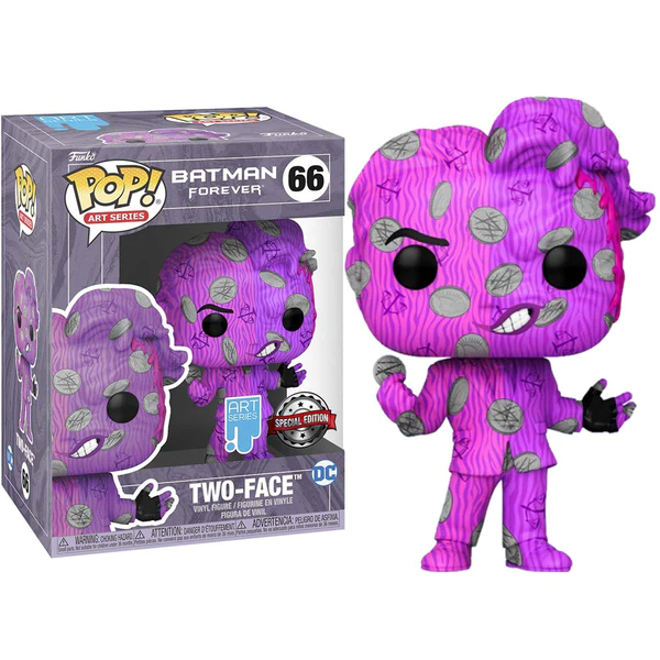  - Funko Pop Figure Art Series DC Batman Forever Two-Face Special Edition