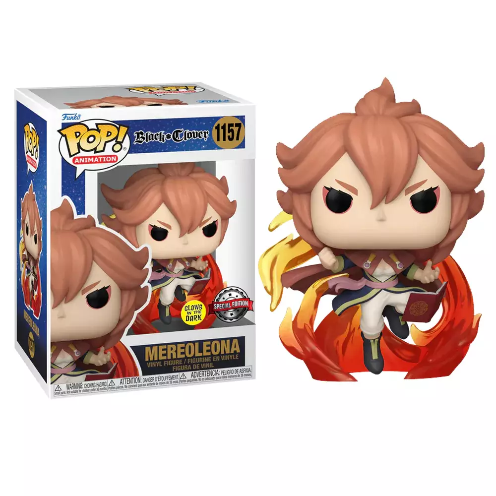  - Funko Pop Figure Black Clover Mereoleona Glows in the Dark Special Edition