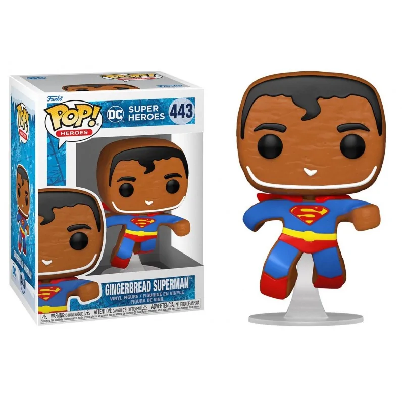  - Funko Pop Figure DC Holiday Gingerbread Superman