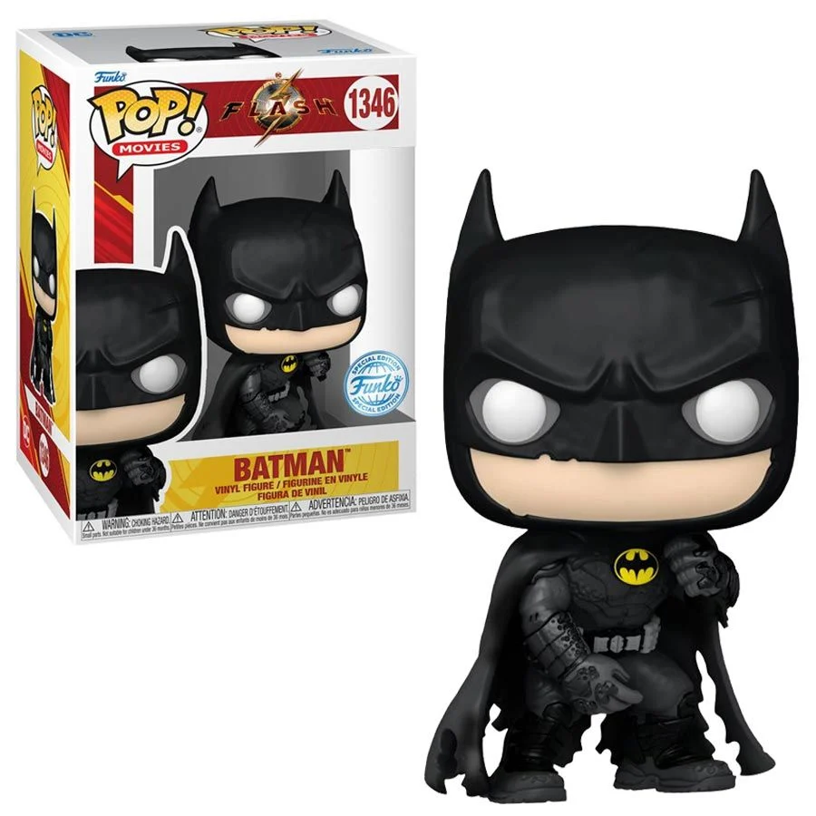  - Funko Pop Figure DC The Flash Batman Keaton with Tattered Cape