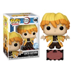 FUNKO POP FIGURE DEMON SLAYER ZENITSU AGATSUMA LAYING SPECIAL EDITION