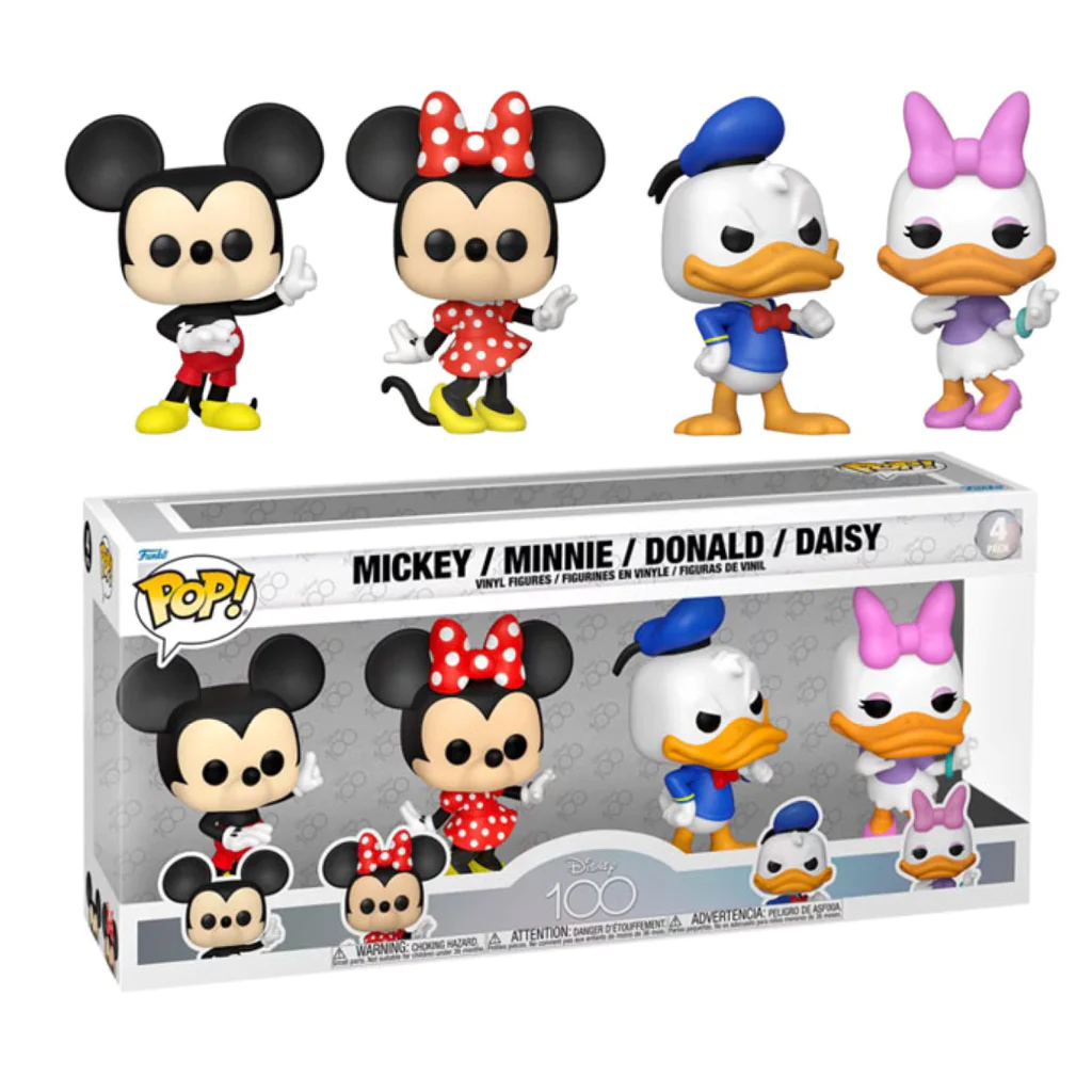  - Funko Pop Figure Disney 100th Anniversary 4 Pack