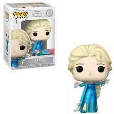 Funko - Pop Disney: Disney's 100th W1 - Elsa Diamond Glitter Special Edition No:1024