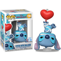 Funko - Funko Pop Figure Disney Lilo and Stitch S4 Stitch with Balloon