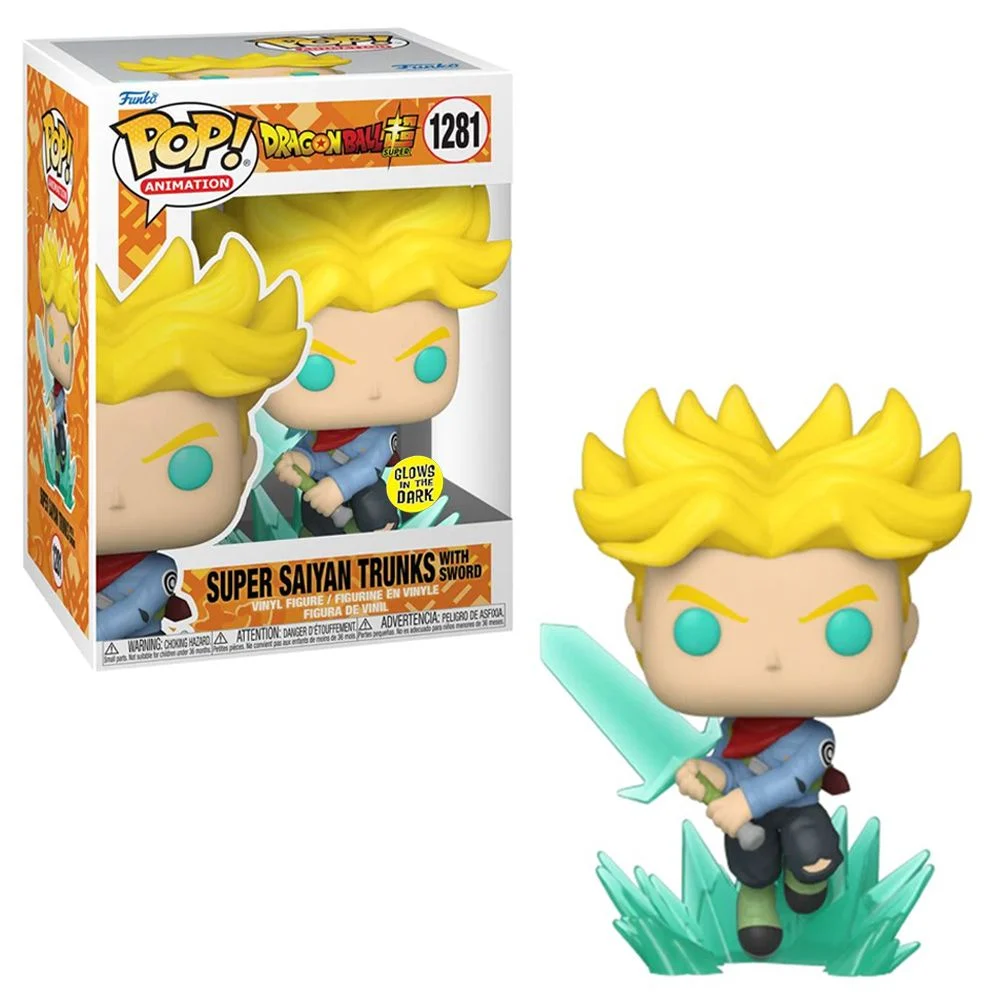  - Funko Pop Figure Dragon Ball Super Saiyan Trunks with Sword