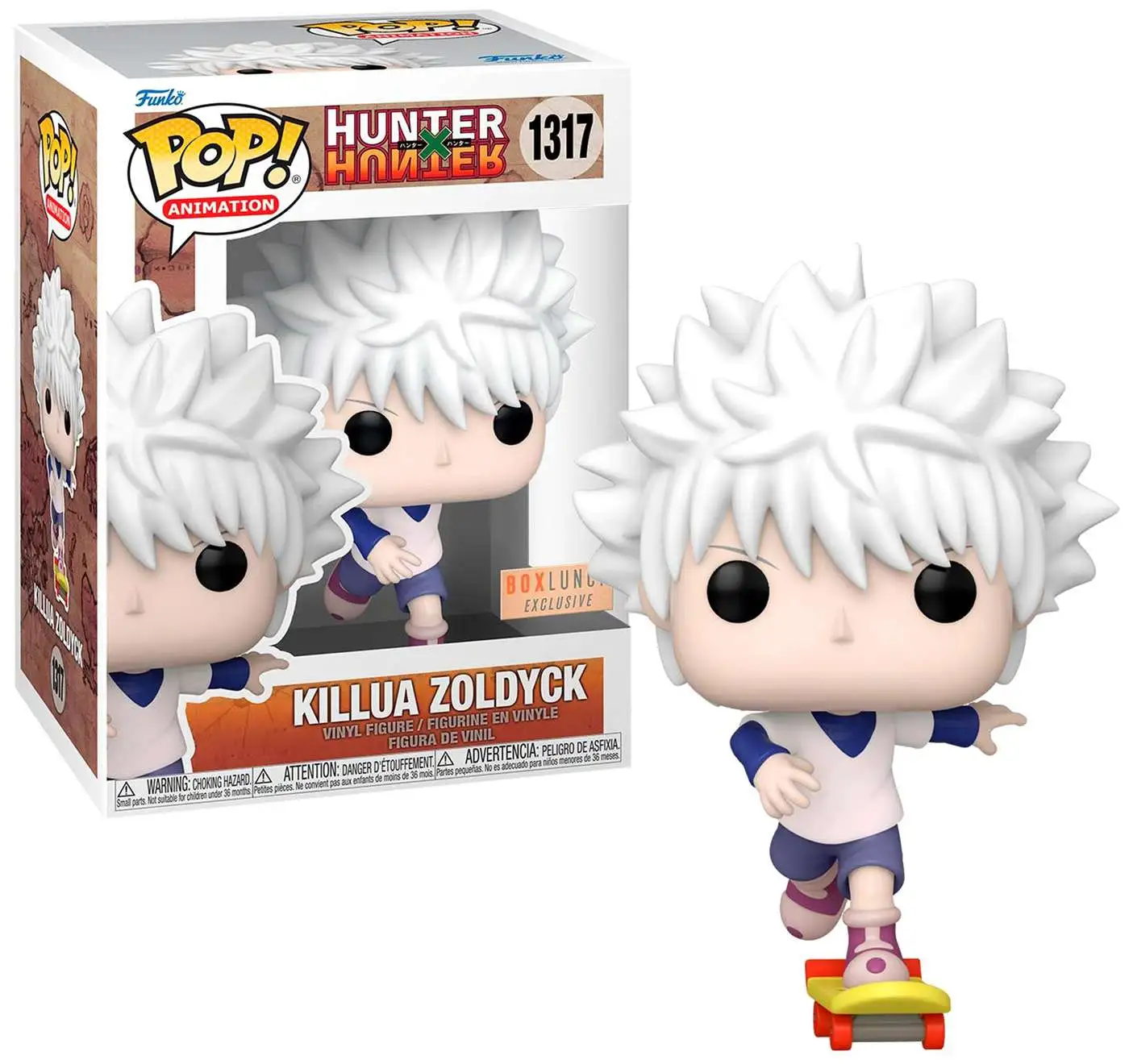  - Funko Pop Figure Hunter x Hunter Killua with Skateboard