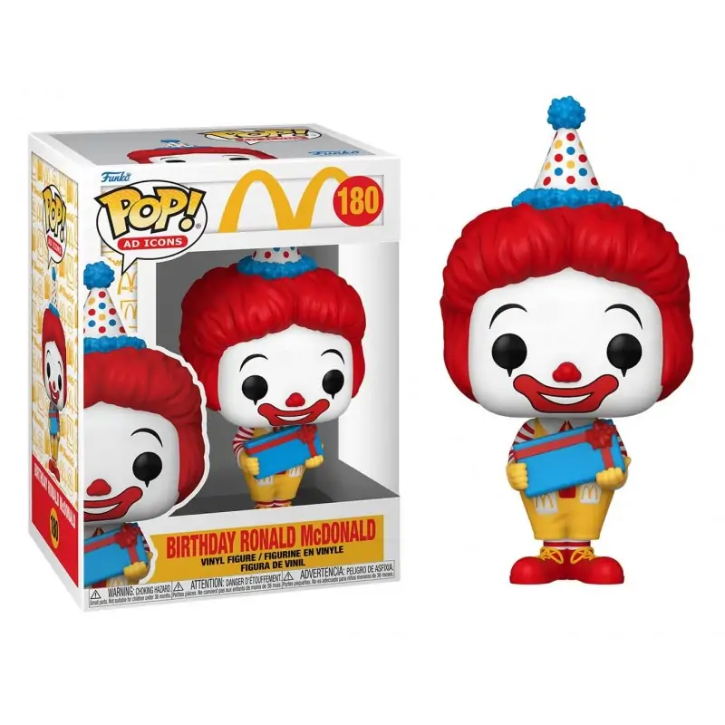 FUNKO POP FIGURE ICONS MCDONALDS BIRTHDAY RONALD MCDONALD
