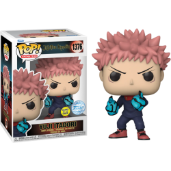 Funko - Pop Jujutsu Kaisen - Yuji Itadori Div Fist Glows In The Dark Special Edition No:1376