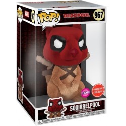 Funko Pop Figure Jumbo Deadpool 30th Squirrelpool Flocked - Thumbnail