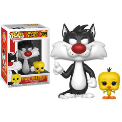 Funko - Funko Pop Figure Looney Tunes Sylvester with Tweety No 309