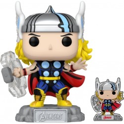  - Funko Pop Figure Marvel Avengers 60th Comic Thor with Pin