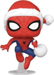 FUNKO POP FIGURE MARVEL SPIDERMAN IN SANTA HAT