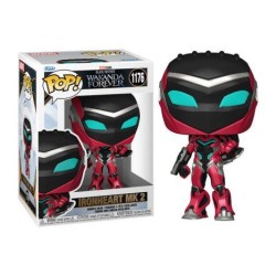 FUNKO POP FIGURE MARVEL BLACK PANTHER WAKANDA FOREVER IRONHEART MK2 - Thumbnail