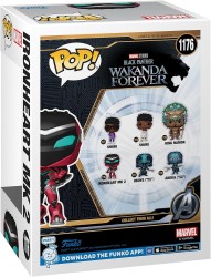 FUNKO POP FIGURE MARVEL BLACK PANTHER WAKANDA FOREVER IRONHEART MK2 - Thumbnail