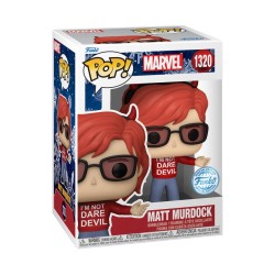 Pop Marvel: Matt Murdock I'm Not Daredevil Special Edition No:1320 Bobble Head - Thumbnail