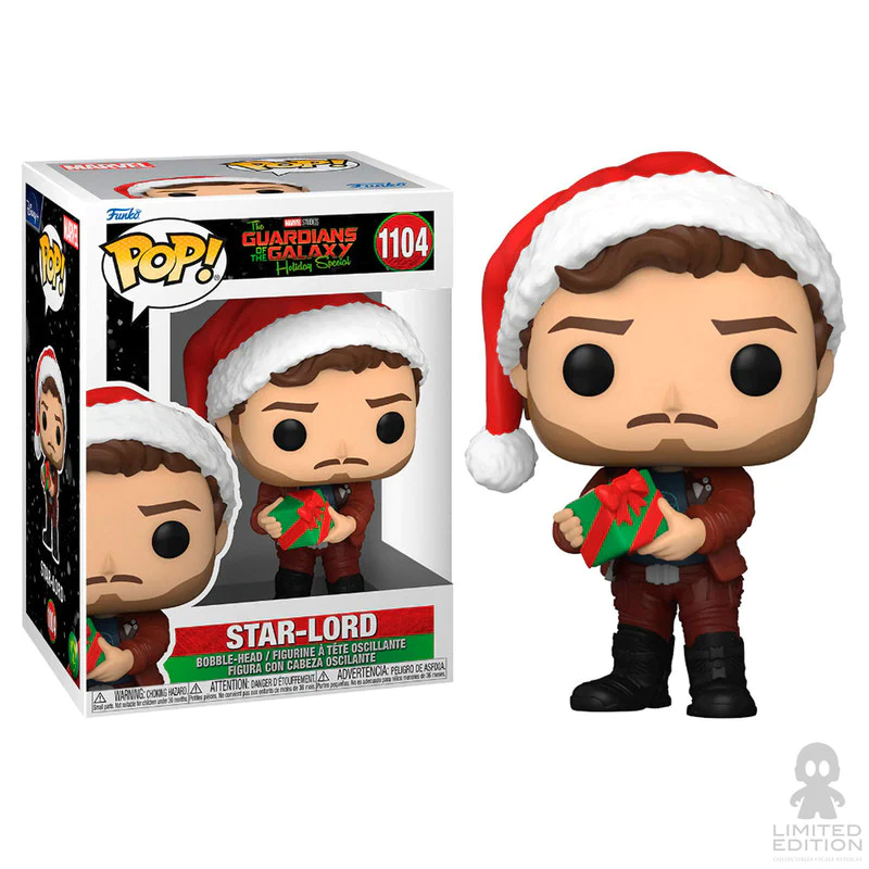  - Funko Pop Figure Marvel Guardians of the Galaxy Holiday Star Lord