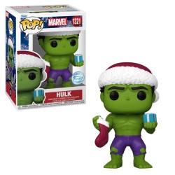  Pop Marvel: Holiday Hulk Special Edition No:1321 Bobble Head - Thumbnail