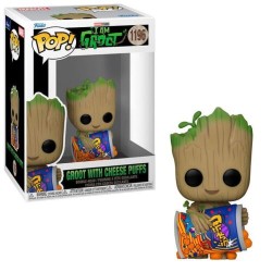  - Funko Pop Figure Marvel I Am Groot Groot with Cheese Puffs