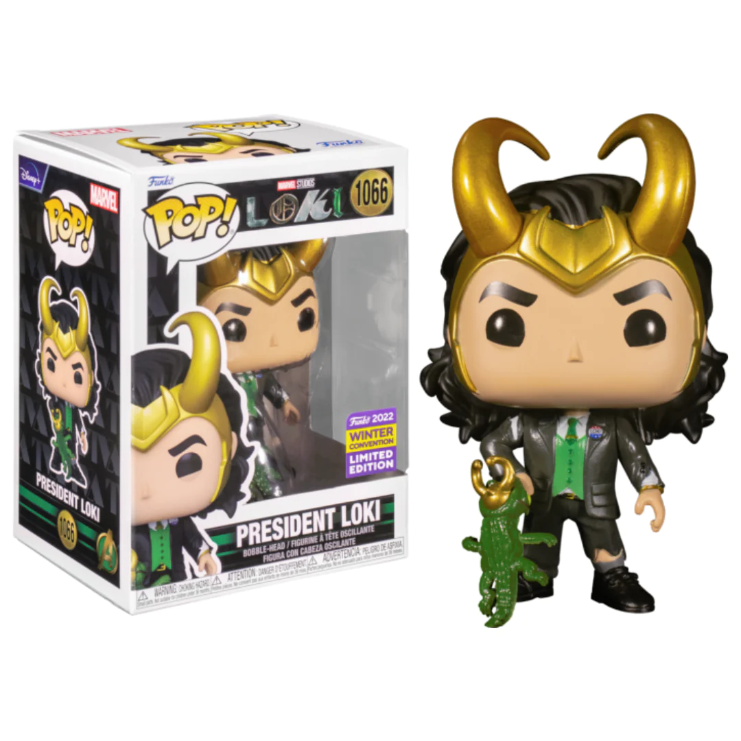 - Funko Pop Figure Marvel Loki President Loki Limited Edition
