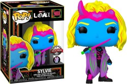 FUNKO POP FIGURE MARVEL LOKI SYLVIE BLACKLIGHT SPECIAL EDITION - Thumbnail