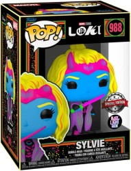 FUNKO POP FIGURE MARVEL LOKI SYLVIE BLACKLIGHT SPECIAL EDITION - Thumbnail