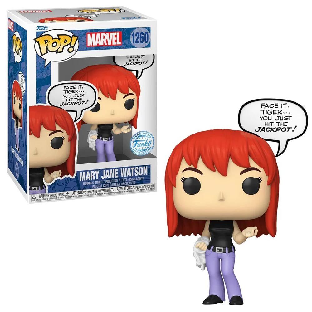 Funko - Pop Marvel - Mary Jane Warson Special Edition No:1260 Bobble-Head