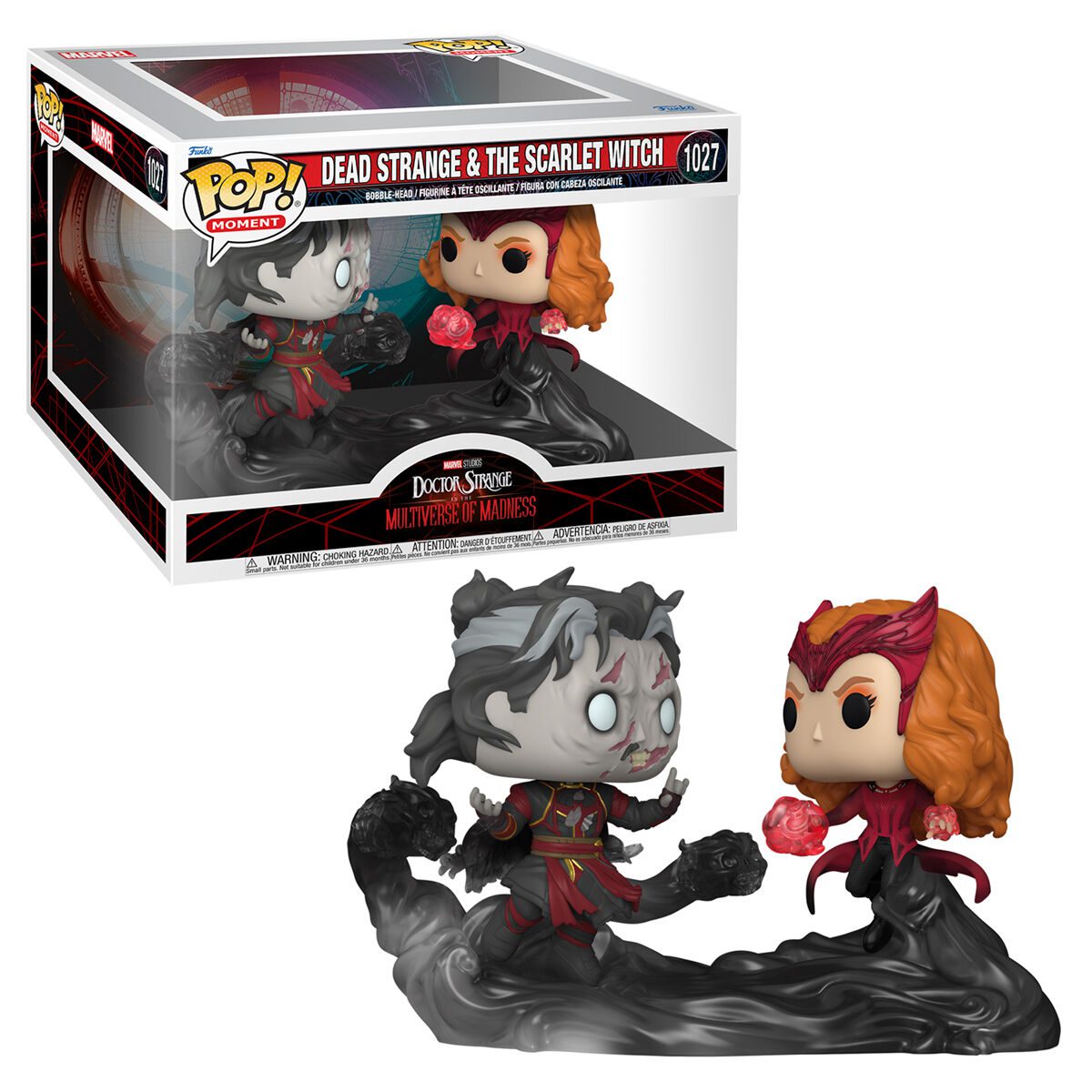 Funko Pop Figure Marvel Multiverse of Madness Dr Strange and Scarlet Witch