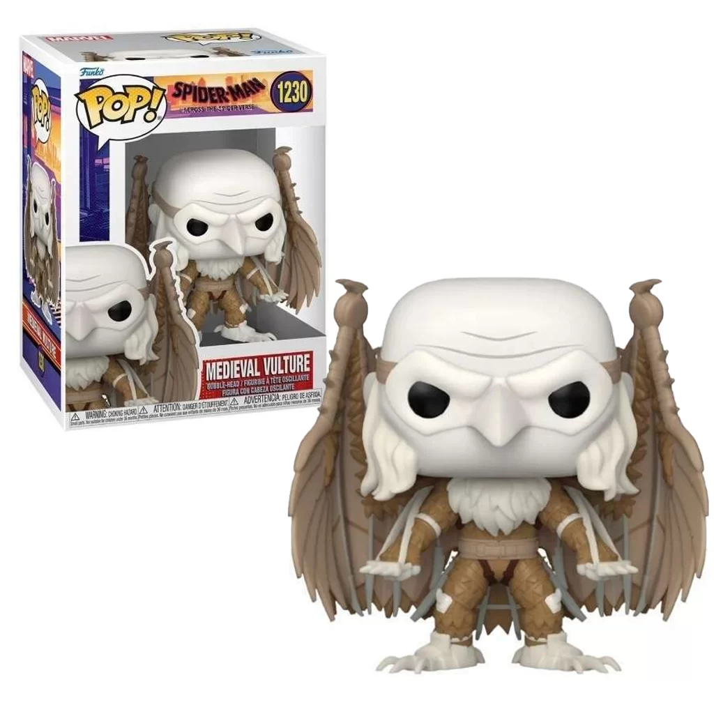 FUNKO POP FIGURE MARVEL SPIDERMAN ACROSS THE SPIDER VERSE MEDIEVAL VULTURE - Thumbnail