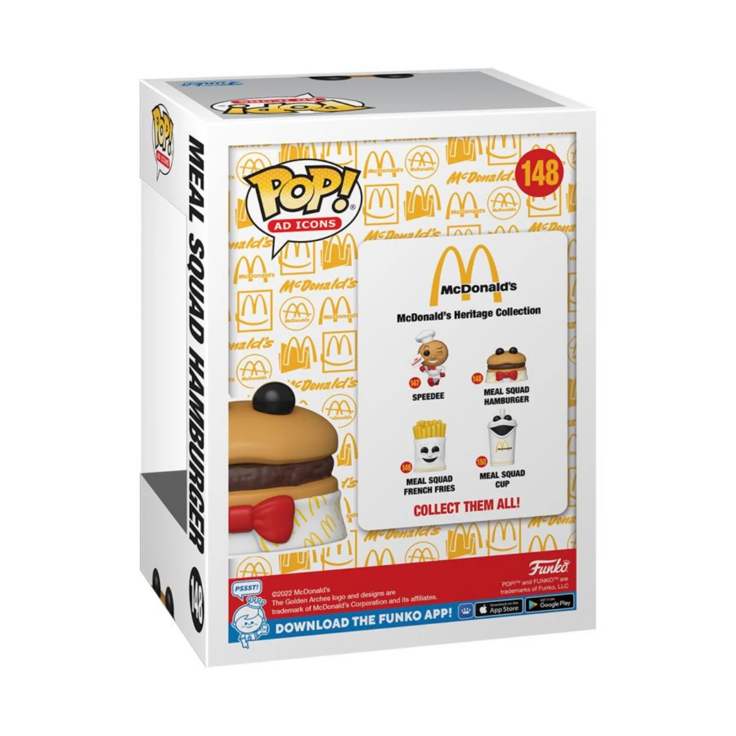 Funko Pop Figure McDonalds Meal Squad Hamburger - Thumbnail