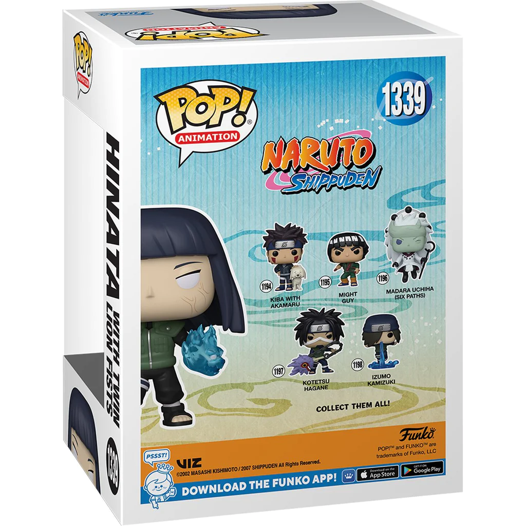 FUNKO POP FIGURE NARUTO HINATA WITH TWIN LION FISTS - Thumbnail