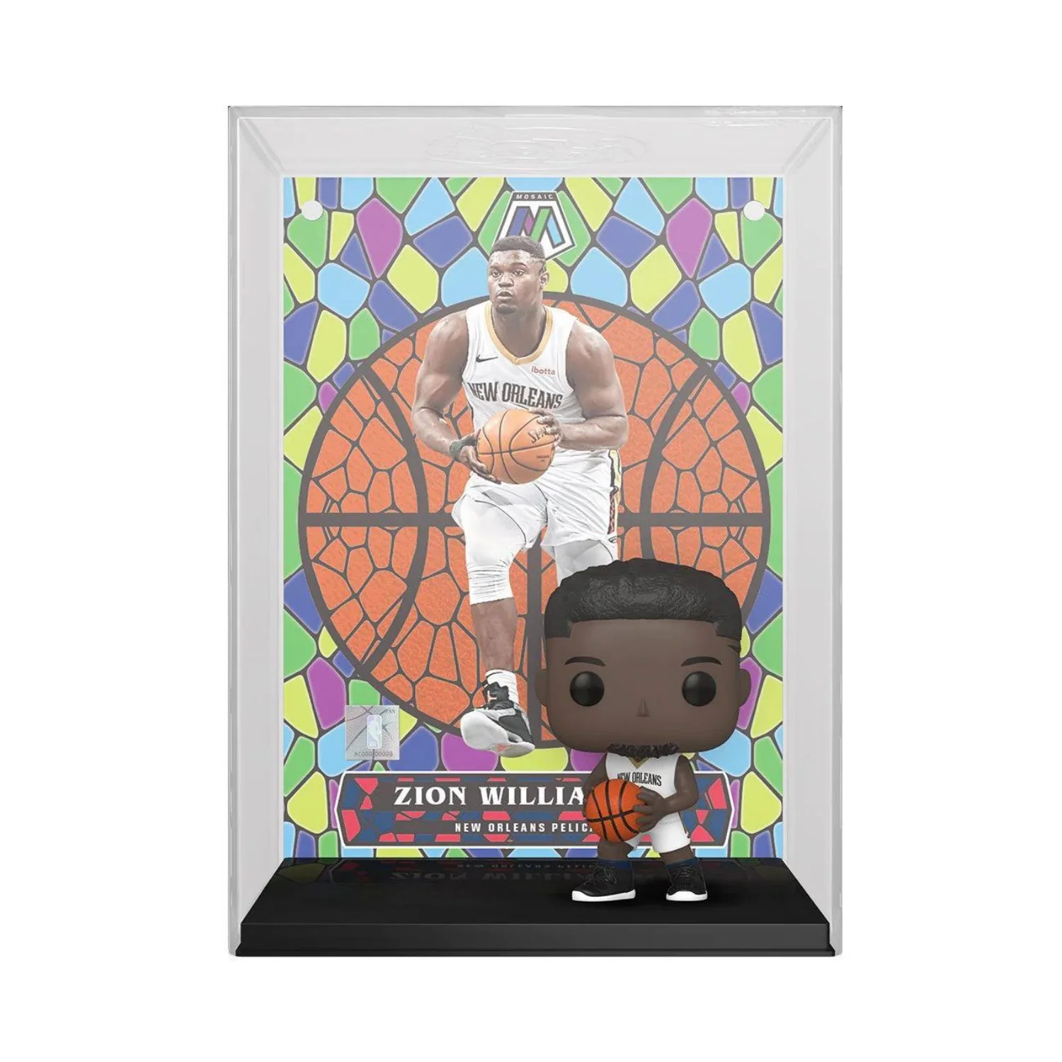 Funko Pop Figure NBA Trading Cards Mosaic Zion Williamson - Thumbnail