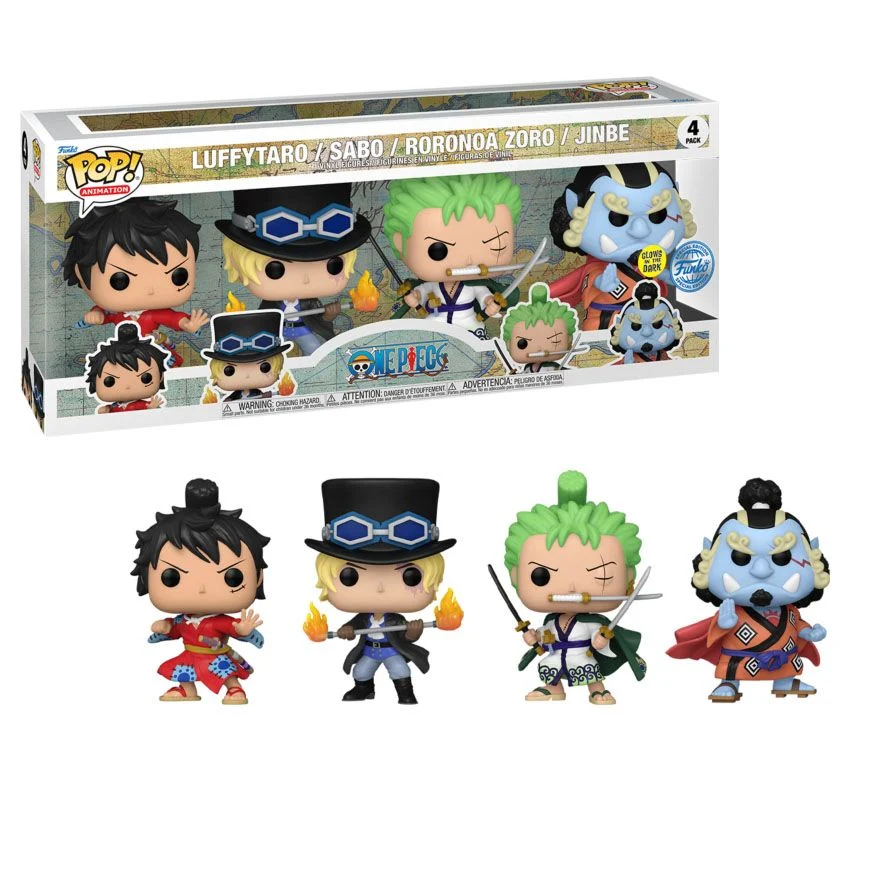  - Funko Pop Figure One Piece 4 Pack