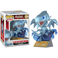 Funko - Funko Pop Figure Premium Yu-Gi-Oh Blue Eyes Dragon Card