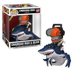 Funko Pop Figure Rides Chainsaw Man Chainsaw Man and Beam