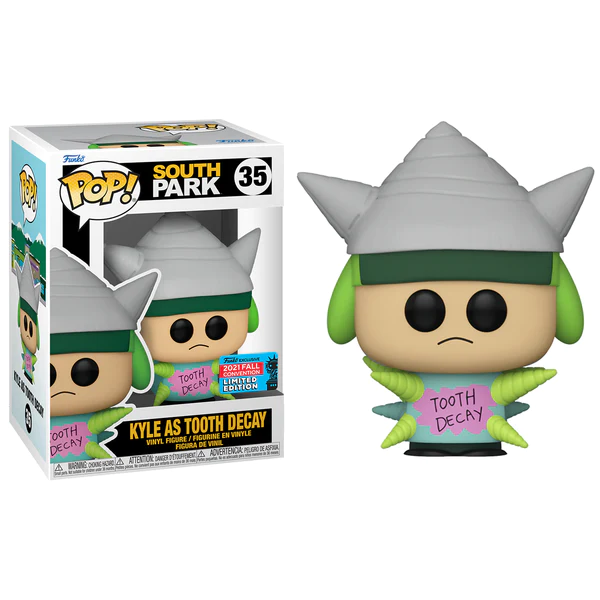  - Funko Pop Figure South Park Kyle as Tooth Decay Convention Special Edition