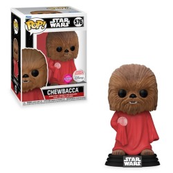 Funko - Pop Disney Star Wars - Chewbacca With Robe (flocked) Special Edition No:576 Bobble-head