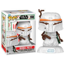 FUNKO POP FIGURE STAR WARS HOLIDAY BOBA FETT