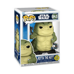 Funko Pop Figure Star Wars Mandalorian and Grogu Rotta the Hutt