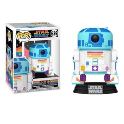 Funko - Pop Disney Star Wars: Pride 2023 - R2-D2 No:639 Bobble-Head