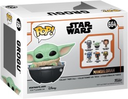 Pop Disney Star Wars The Mandalorian - Grogu No:664 Bobble-Head - Thumbnail