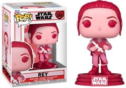 Funko - Pop Star Wars Valentine's Day Rey Figür