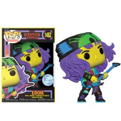 FUNKO POP FIGURE STRANGER THINGS S3 EDDIE WITH GUITAR BLACKLIGHT - Thumbnail