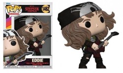 FUNKO POP FIGURE STRANGER THINGS S3 HUNTER EDDIE WITH GUITAR METALLIC SPECIAL - Thumbnail