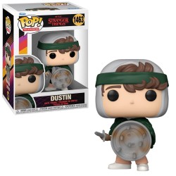 FUNKO POP FIGURE STRANGER THINGS S4 DUSTIN WITH SHIELD - Thumbnail