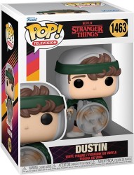 FUNKO POP FIGURE STRANGER THINGS S4 DUSTIN WITH SHIELD - Thumbnail