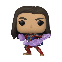 Pop The Marvels Ms. Marvel Glows İn The Dark Special Edition No:1251 Bobble Head - Thumbnail